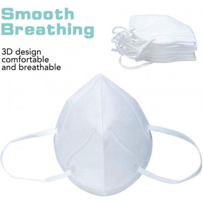 Wholesale Three-layer Disposable Protective shield  KN95 Face shield Dust Mask with FDA CE Certificate